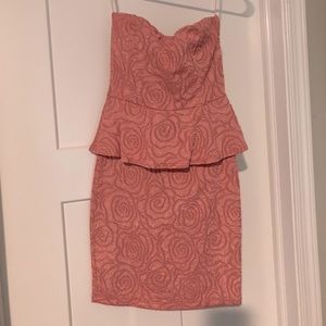Pink semi formal dress